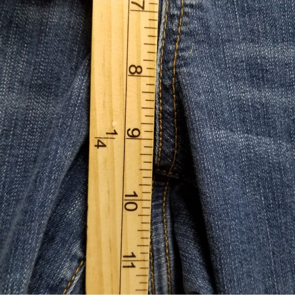 Torrid Jeans Womens 14 Medium Wash Stretch Mid Rise Boyfriend Straight *Read* - Picture 8 of 16